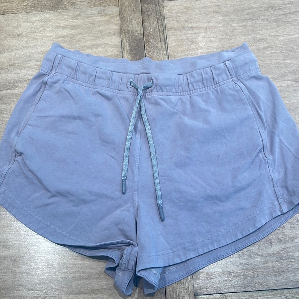 Lululemon deep purple/mauve shorts. Thick and soft, very comfortable!